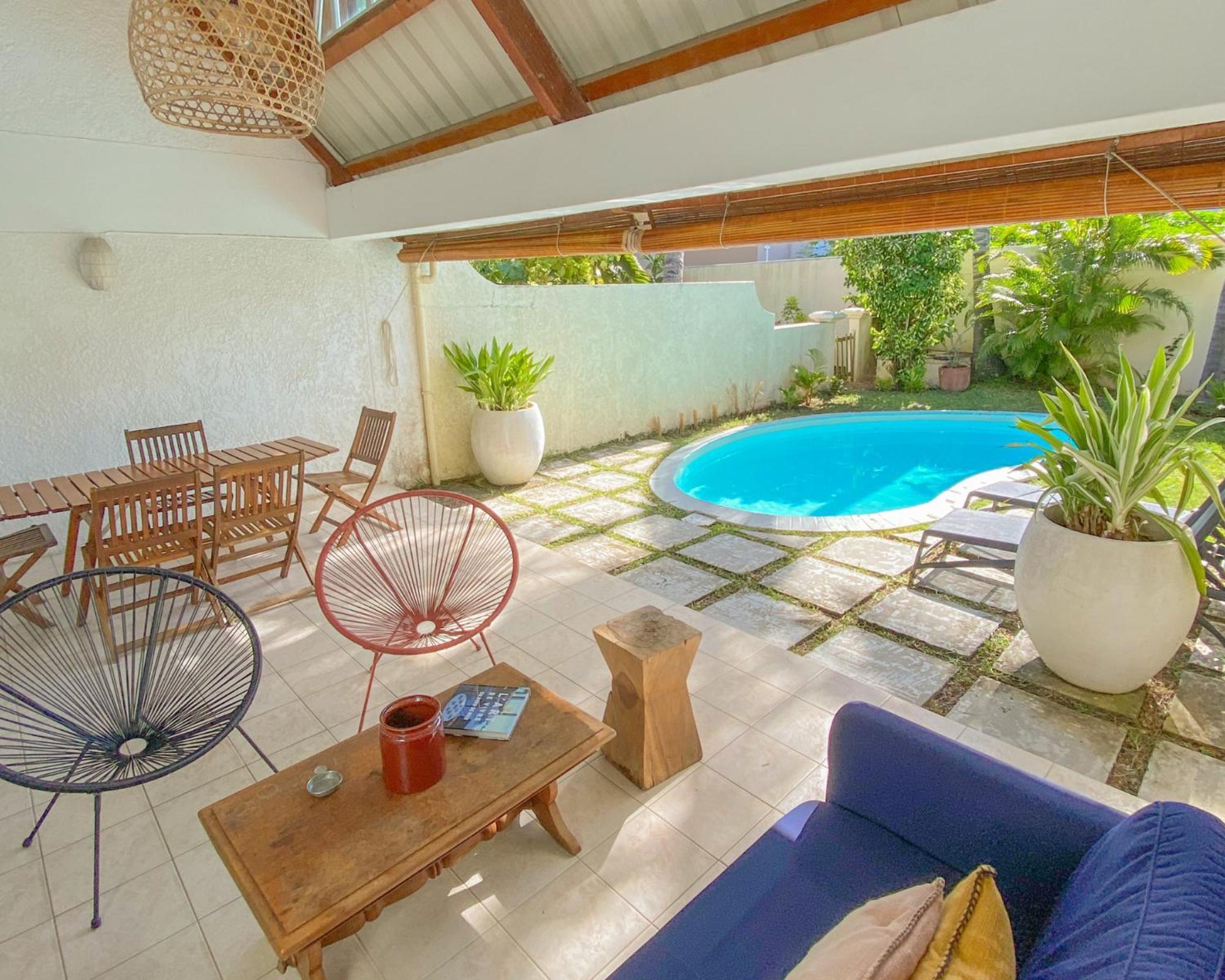 Chic Home With Private Pool, 1 Min To Beach Cap Malheureux Luaran gambar